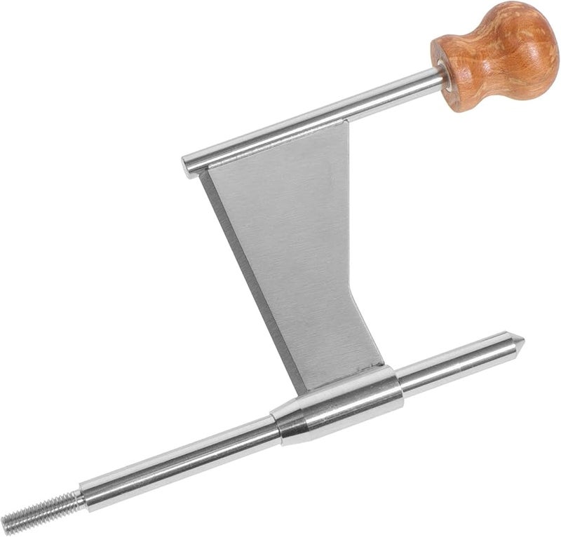 Stainless Steel Rotary Cheese Grater Handheld Manual Slicer for Vegetables Cucumbers Carrots - Image 1